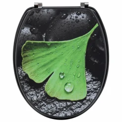 Accessoire Wc|TENDANCE Abattant WC 18 pouces Asia Noir