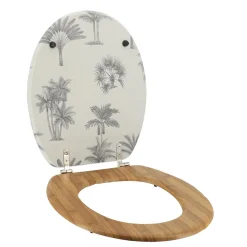 Accessoire Wc|TENDANCE Abattant WC 18 pouces MDF Arizona Dream Gris