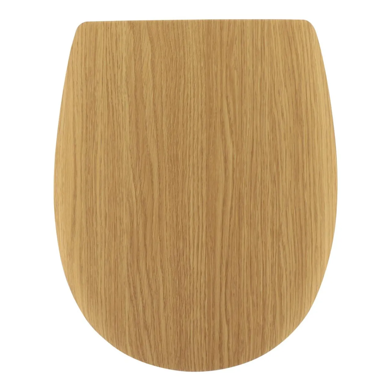 Accessoire Wc|TENDANCE Abattant WC 18 pouces MDF Façon Chêne Beige