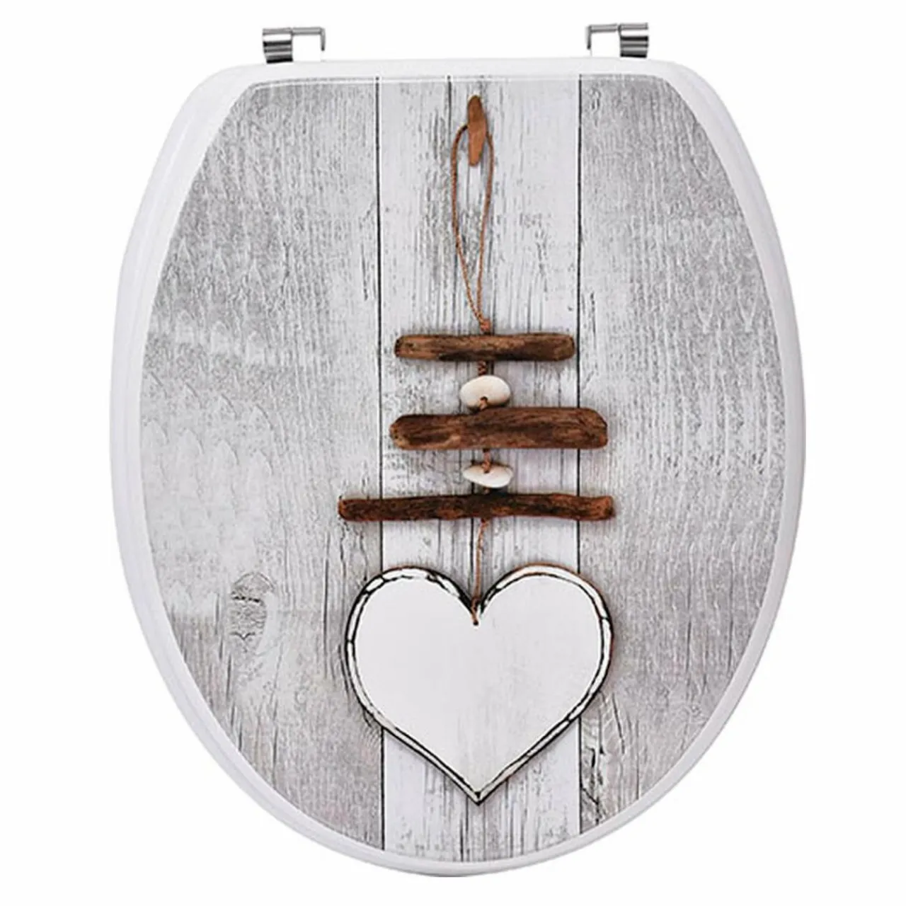 Accessoire Wc|TENDANCE Abattant WC 18 pouces Ouessant Gris