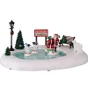 Village De Noël Lemax|LEMAX Accessoire animé (H13 cm) Patinoire au Pôle Nord