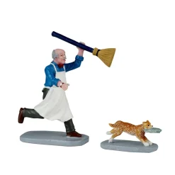 Village De Noël Lemax|LEMAX Accessoire (H7,6 cm) Le chat Voleur de poisson