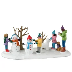 Village De Noël Lemax|LEMAX Accessoire (H7,4 cm) Les Amis des Bonhommes de neige