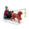 Village De Noël Lemax|LEMAX Accessoire (H4,2 cm) Luge avec son chien