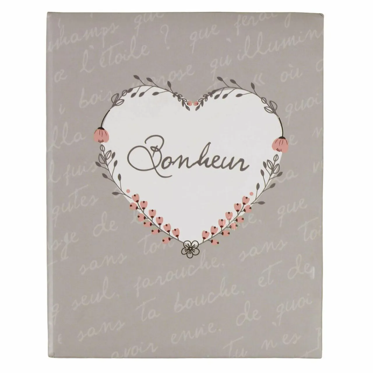 Objet Déco|OSTARIA Album 100 photos Coeur Gris