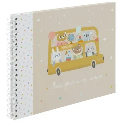 Objet Déco Enfant|ATMOSPHERA Album photos de classe 15 photos (H32,5 cm) School Multicolore