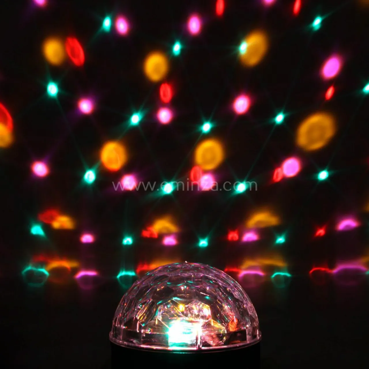 Guirlande Et Déco Lumineuse|#N/A Ampoule boule magique Disco Multicouleur 6 LED Multicolore