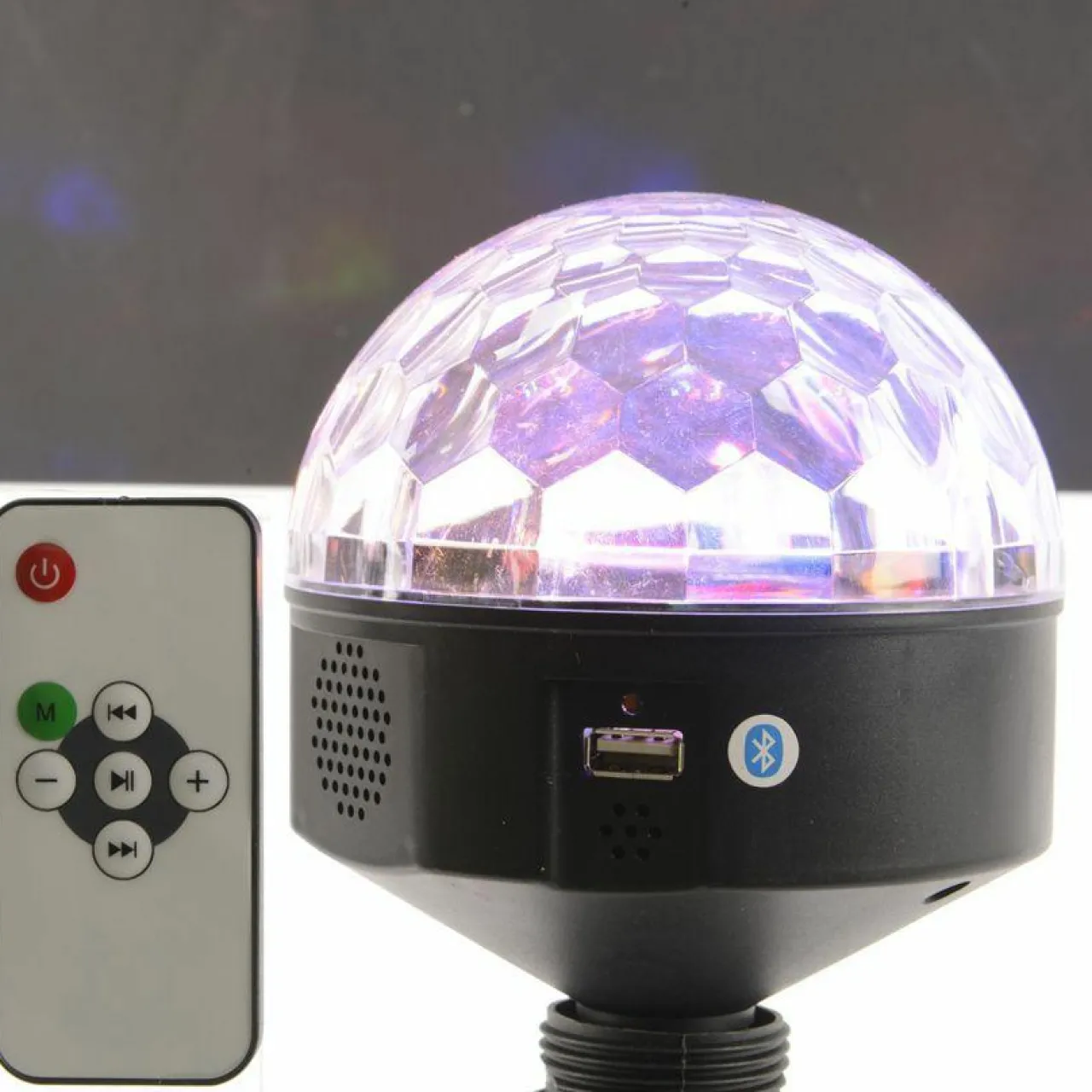 Guirlande Et Déco Lumineuse|#N/A Ampoule boule magique Disco Multicouleur 6 LED Multicolore