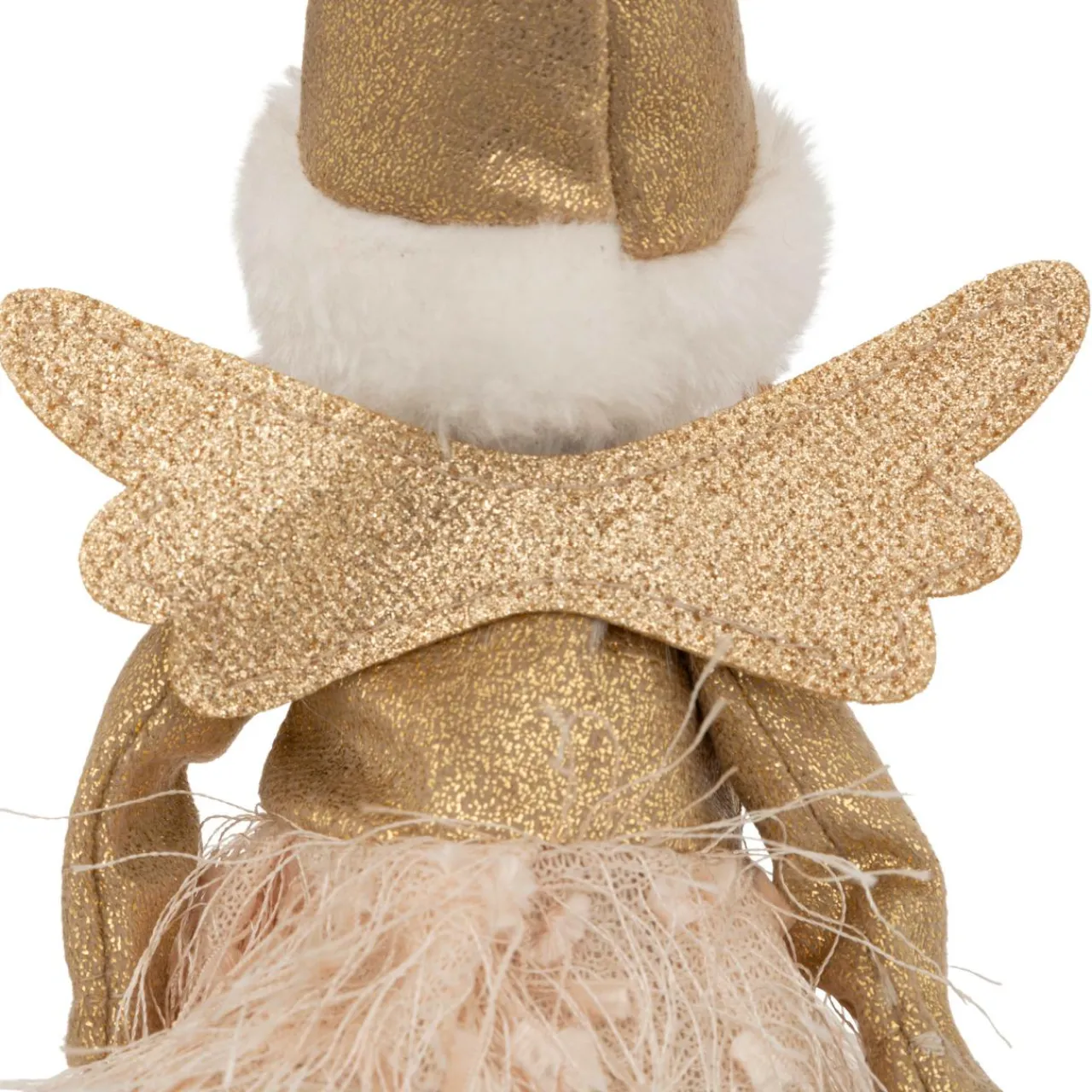 Père Noël, Animaux Et Personnage|Déco Et Objet Lumineux|JJA Ange de Noël lumineux à piles (H32 cm) Fée clair de lune dée Or