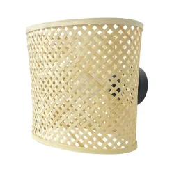 Applique|EMINZA Applique murale en bambou (H34 cm) Cadiz Naturel