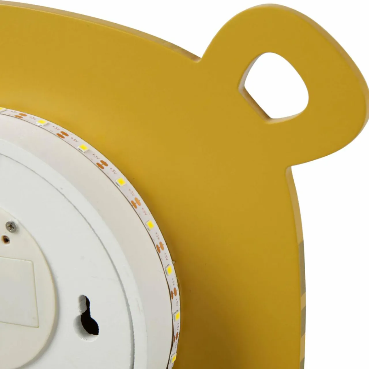 Luminaire Enfant|OSTARIA Applique murale enfant bois (25 x 24 cm) Tigre Orange