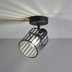 Applique|OSTARIA Applique murale métal industriel (H14 cm) Alma Noir