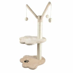Arbre À Chat, Griffoir|LOVE STORY Arbre à chat avec jouet Ecru