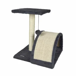 Arbre À Chat, Griffoir|LOVE STORY Arbre à chat avec jouet et tunnel Anthracite