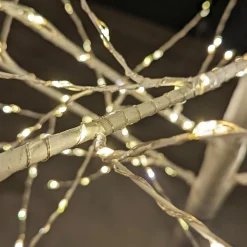 Arbre Lumineux|Arbre Lumineux|KAEMINGK Arbre lumineux 600 LED (H180 cm) Bouleau Lucidum Blanc chaud