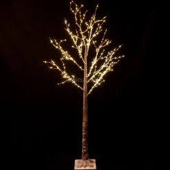 Arbre Lumineux|Arbre Lumineux|KAEMINGK Arbre lumineux 600 LED (H180 cm) Bouleau Betula Blanc chaud