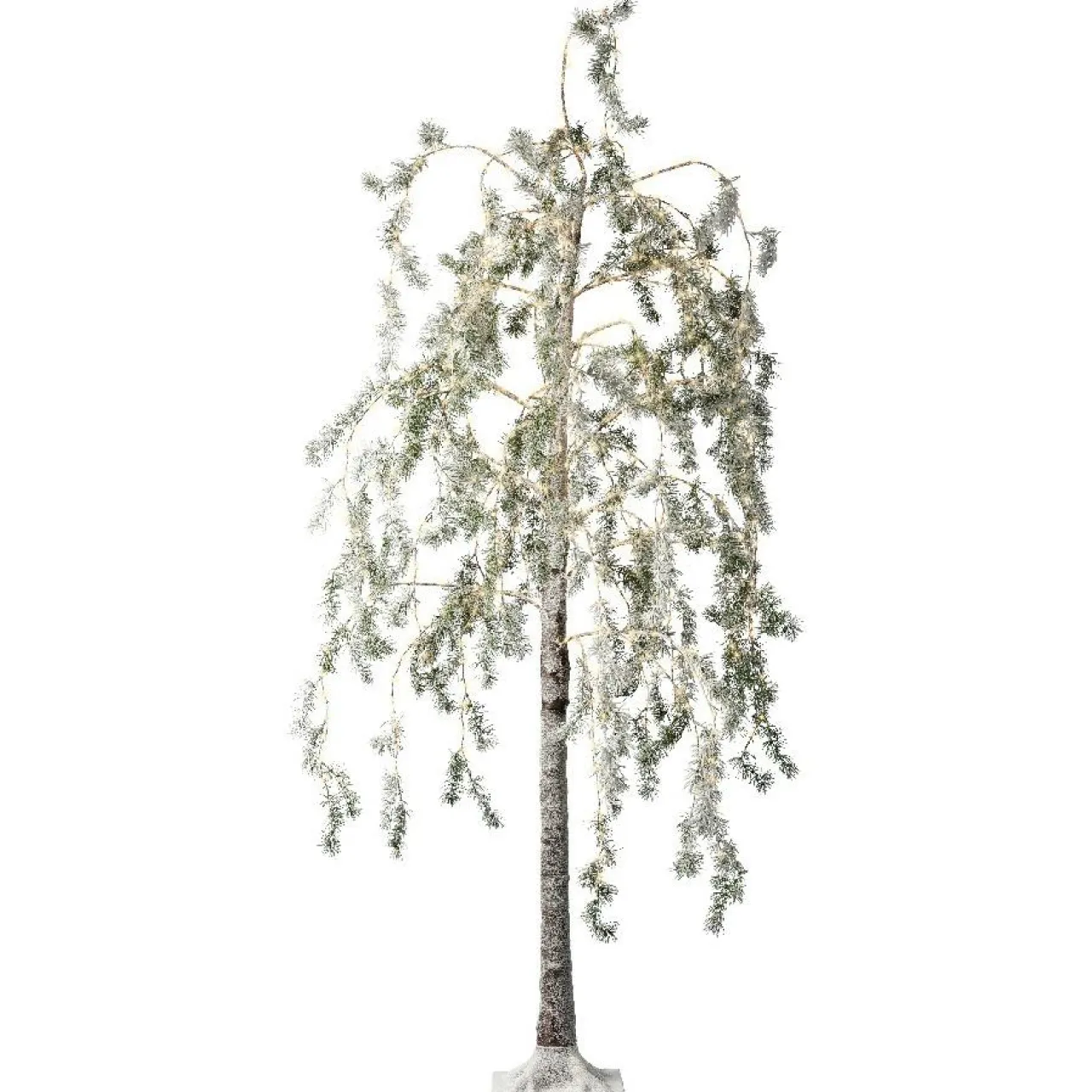 Arbre Lumineux|Arbre Lumineux|EMINZA Arbre lumineux 600 LED (H180 cm) Bouleau enneigé Blanc chaud