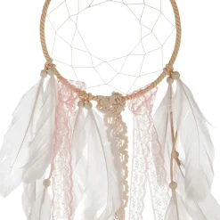 Objet Déco Enfant|Atmosphera createur d'interieur for kids Attrape-rêves mural (L60 cm) Dentelle Blanc