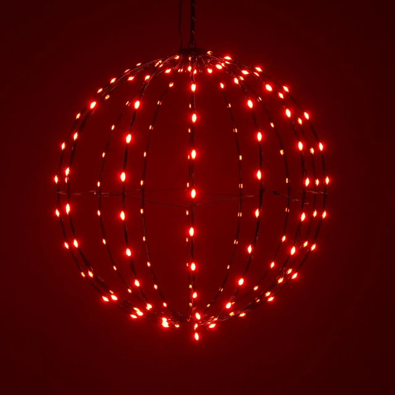 Déco Et Objet De Noël|Déco Et Objet Lumineux|KOOPMAN Ballon lumineux Digital 168 LED (D40 cm) Pliable Multicolore