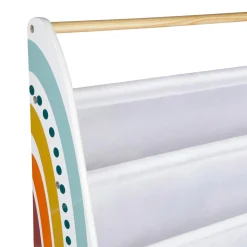 Petit Meuble Enfant|OSTARIA Bibliothèque enfant bois (60 x 62 cm) Leno Multicolore