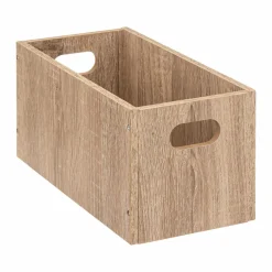 Panier Et Organisateur|5 Five Simply Smart Boite de rangement (15 x 31 x 15 cm) Mano bois Naturel
