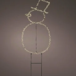 Déco Et Objet Lumineux|KAEMINGK Bonhomme de neige lumineux 250 LED (H77 cm) Freeze Blanc chaud