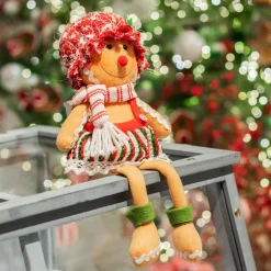 Père Noël, Animaux Et Personnage|KAEMINGK Bonhomme Pain d'épices (H55 cm) Mlle Milie Multicolore