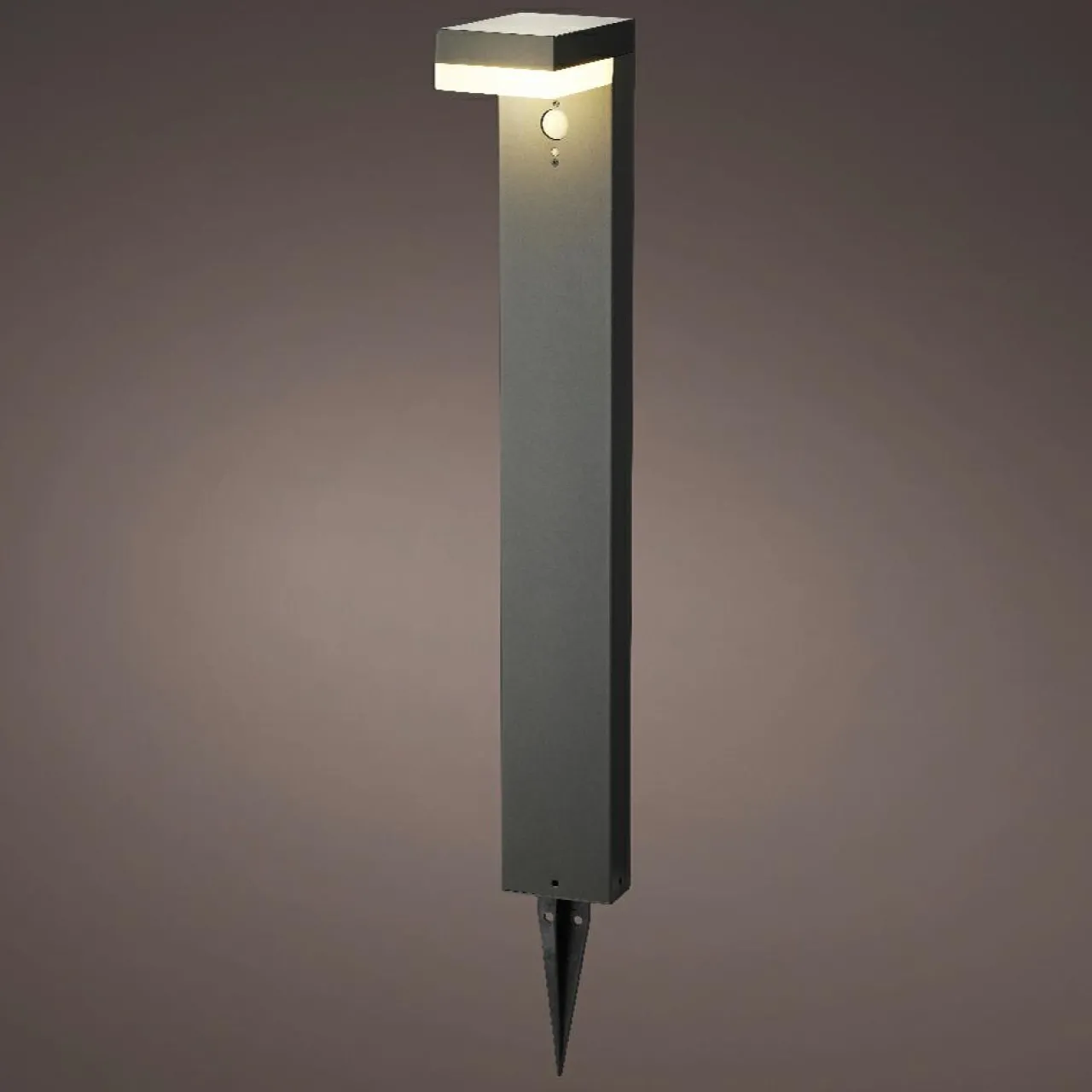 Luminaire Jardin|Eclairage Extérieur|#N/A Borne de jardin solaire 600 lumens (H70 cm) Elite Gris Anthracite