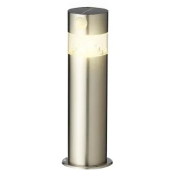 Luminaire Jardin|Eclairage Extérieur|#N/A Borne de jardin solaire 150 lumens (H30 cm) Premium Argent Gris
