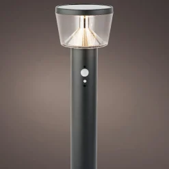 Luminaire Jardin|Eclairage Extérieur|#N/A Borne de jardin solaire 600 lumens (H54 cm) Orion lux Gris Anthracite