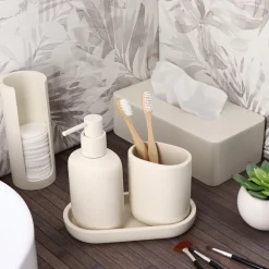 Objet Déco|TENDANCE Boîte à mouchoirs magnétique Japandi Beige