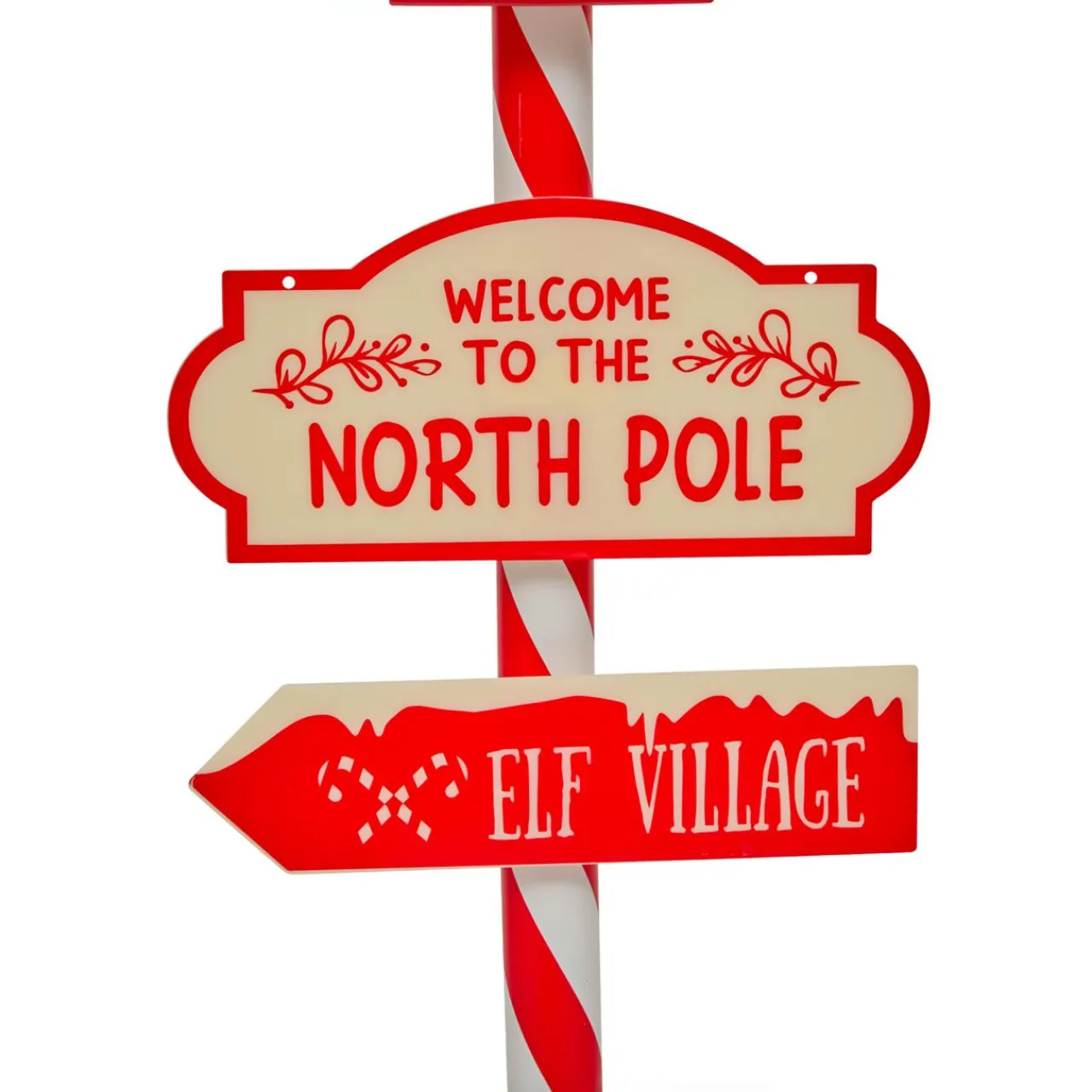 Personnage, Objet Grand Format|Déco Et Objet De Noël|JJA Boîte aux lettres (H120 cm) Lutin et flocons de neige Rouge