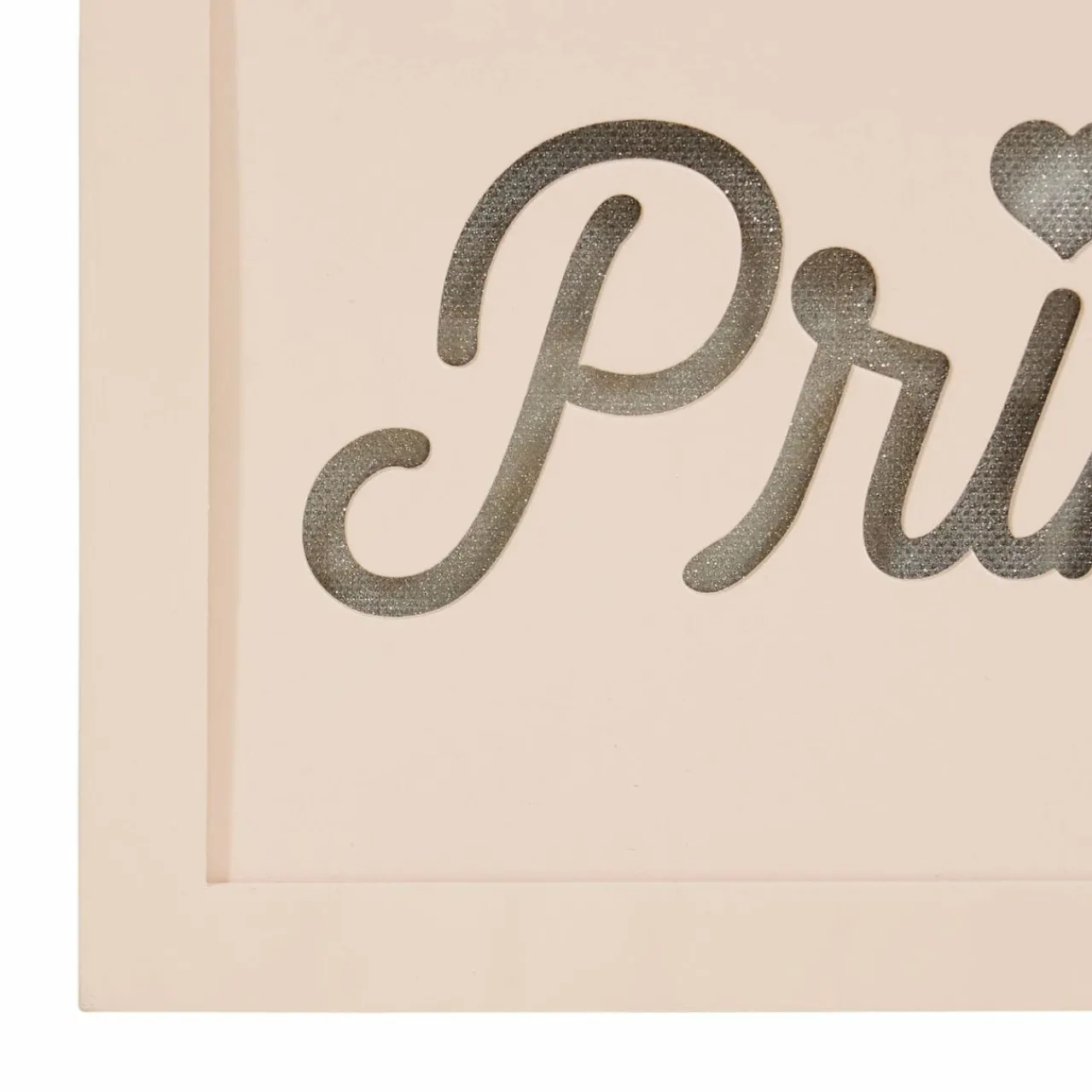 Objet Déco Enfant|OSTARIA Boîte bois lumineuse (30 x 15 cm) Princesse Rose