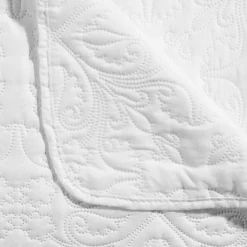 Couvre-Lit Et Édredon|ATMOSPHERA Boutis et taies d'oreiller (240 x 260 cm) Arabesque Ivoire