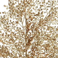 Branches Artificielles|KAEMINGK Branche de feuilles (H68 cm) Peuplier pailleté Or