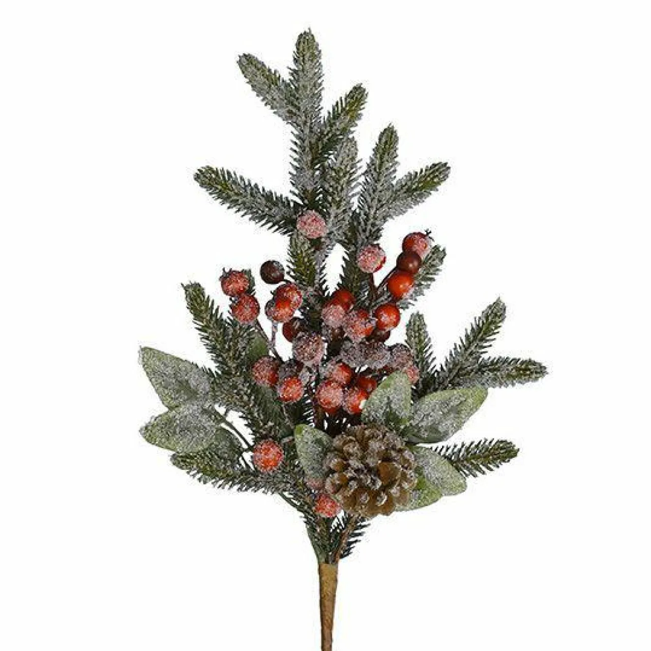 Branches Artificielles|KAEMINGK Branche de sapin (50 cm) Tila enneigée Vert