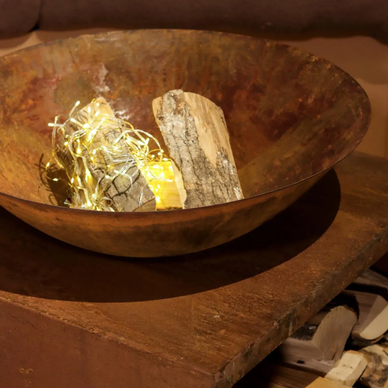 Brasero|#N/A Brasero de jardin (D75 x H58 cm) Moderna Rouille