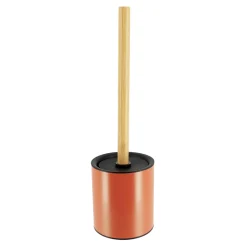 Accessoire Wc|TENDANCE Brosse WC métal Purebamboo Terracotta