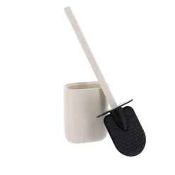 Accessoire Wc|TENDANCE Brosse WC ovale Japandi Beige