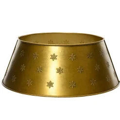 Cache Pied Sapin|KAEMINGK Cache pied de sapin métal (D70 cm) Antique Or