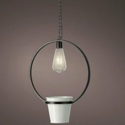 Déco Extérieur Et Cache-Pot|Déco Extérieur Et Cache-Pot|#N/A Cache-pot lumineux à suspendre (H98 cm) LED Jiny - Blanc