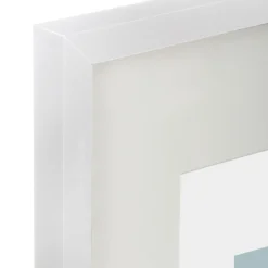 Toile, Cadre, Déco Murale|Atmosphera, cru017dateur d'intu017drieur Cadre bois à poser (13 x 18 cm) Manu Blanc