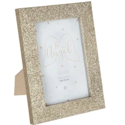 Objet Déco Enfant|Atmosphera createur d'interieur for kids Cadre photo à poser paillettes (10x15) Shine Or
