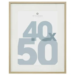 Toile, Cadre, Déco Murale|ATMOSPHERA Cadre photo (40 x 50 cm) Manu bois Naturel