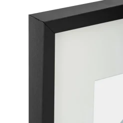 Toile, Cadre, Déco Murale|Atmosphera, cru017dateur d'intu017drieur Cadre photo bois mural (30 x 40 cm) Manu Noir