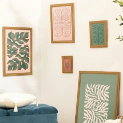 Toile, Cadre, Déco Murale|Atmosphera, cru017dateur d'intu017drieur Cadre photo mural bois (40 x 50 cm) Alix Marron