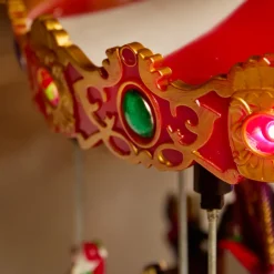 Village De Noël Lumineux|KAEMINGK Carrousel lumineux et animé (H25 cm) Souvenirs d’Hiver Multicolore