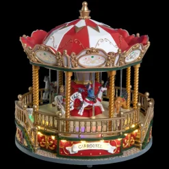 Village De Noël Lumineux|Feeric Lights & Christmas Carrousel lumineux et musical Nicolas