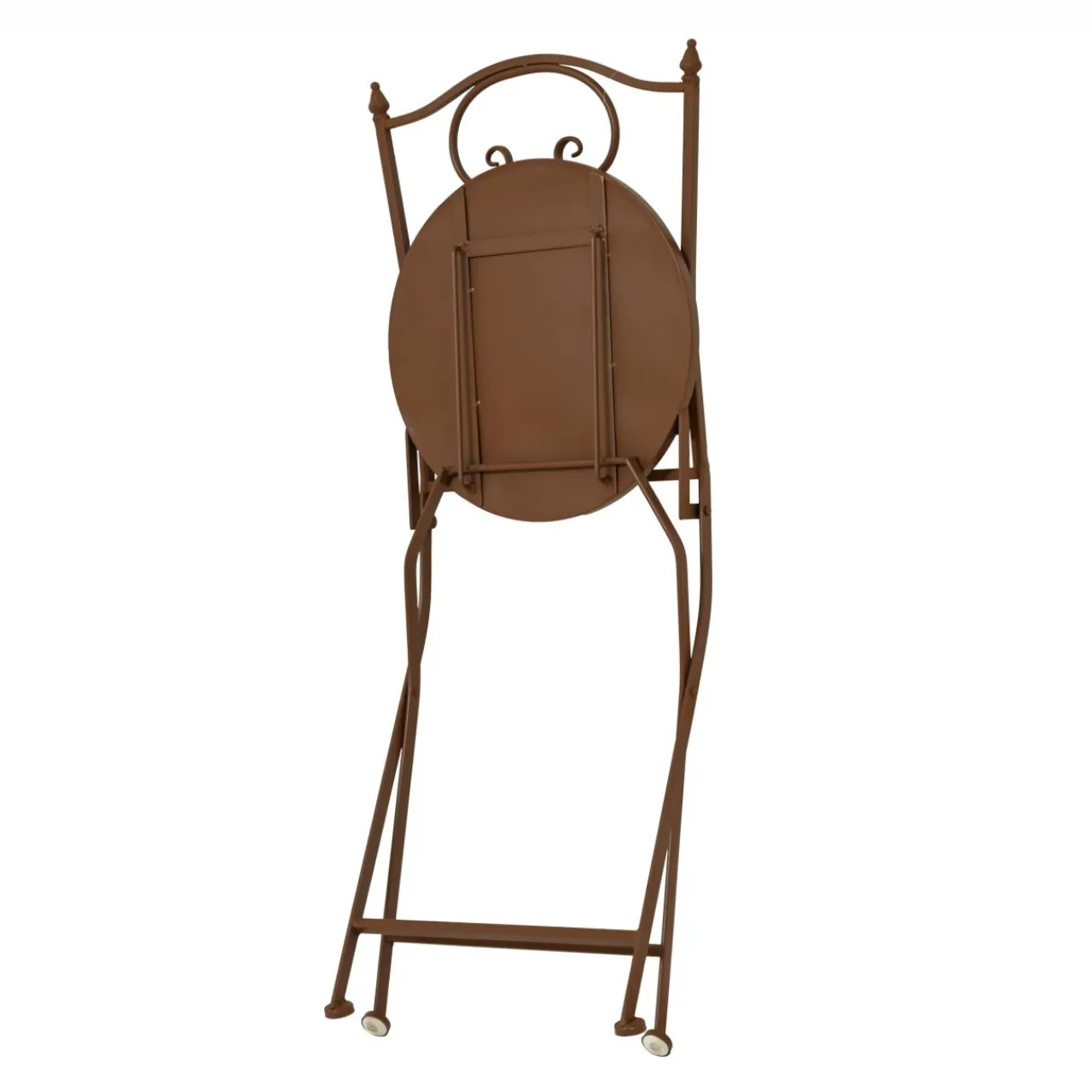 Chaise De Jardin|Salon De Balcon|EMINZA Chaise bistrot pliable en mosaïque Madrid Marron