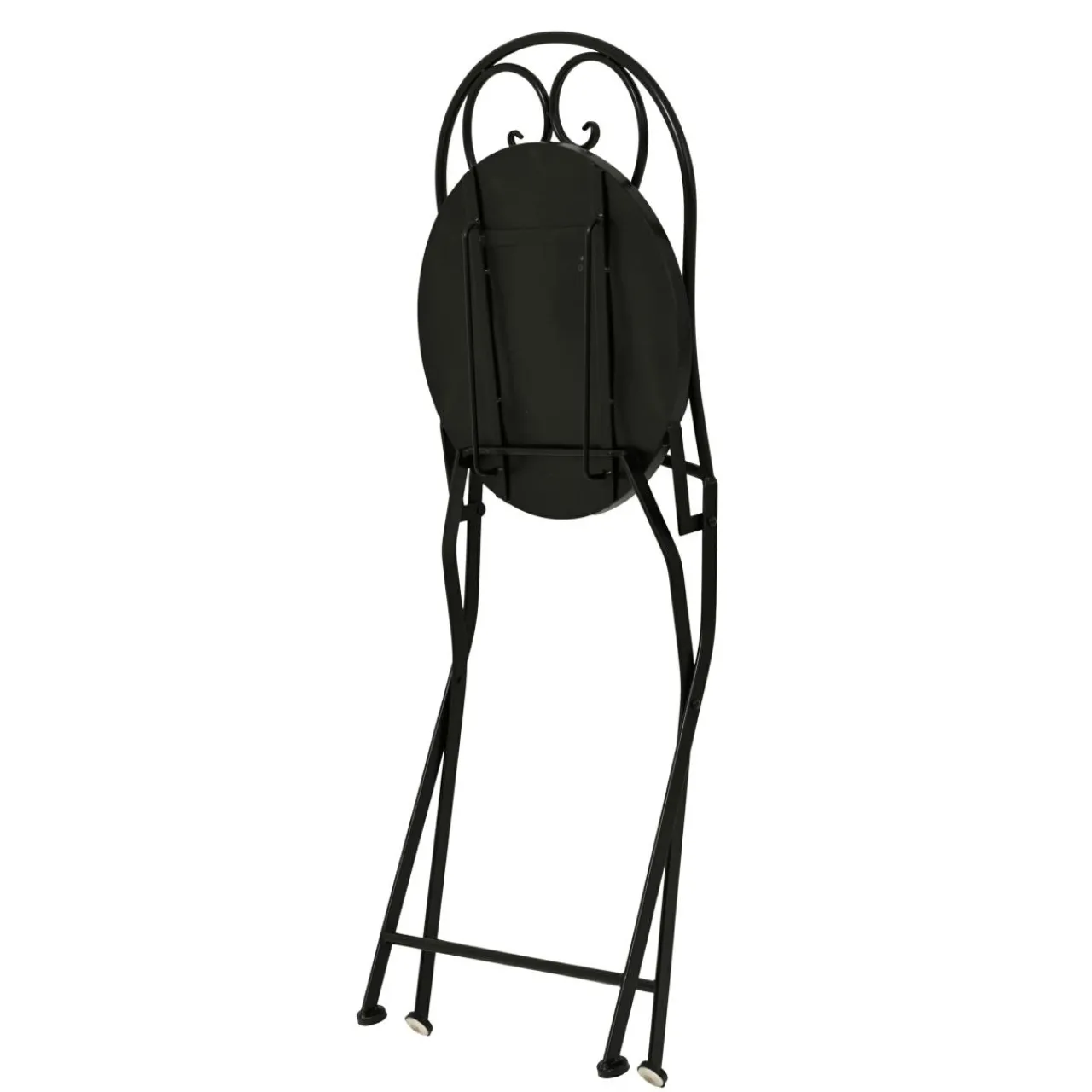 Chaise De Jardin|Salon De Balcon|EMINZA Chaise bistrot pliable en faïence Lisse Pastel Multicolore